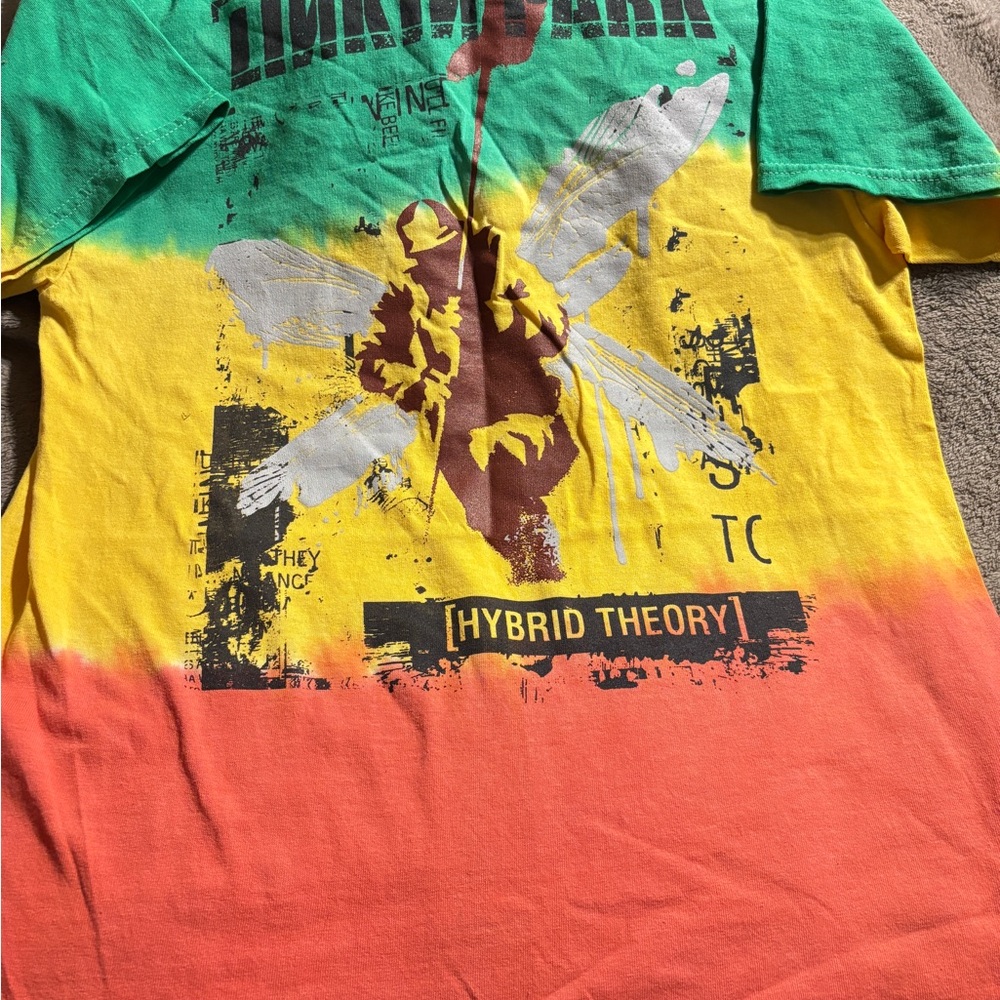 Linkin Park Hybrid Theory Men’s Tie Dye Graphic T-Shirt size medium. New Rare